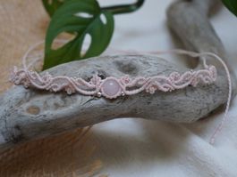 amara - Makramee Choker-Halskette - Personalisierbar