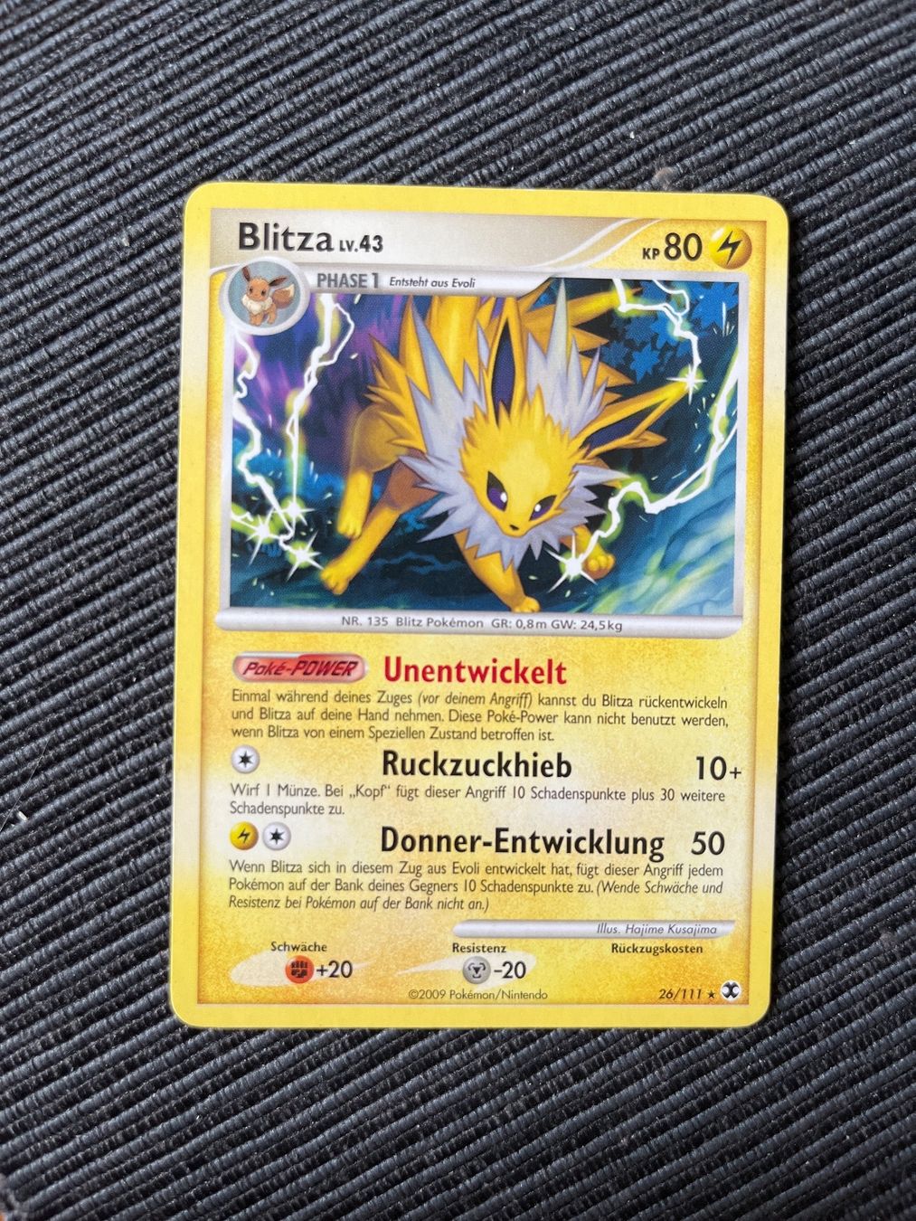Pokémon Sammelbilder & Trading cards: Pokemon Blitza Non Holo Platin Aufstieg Rivalen – Gebraucht aus Wabern von Collectfun