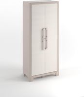 Kunststoffschrank Hoch 80x44x182cm UV-Beständig IPX3 Beige