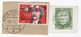 64c  CH  "KNUTWIL"  "ROMANSHORN"