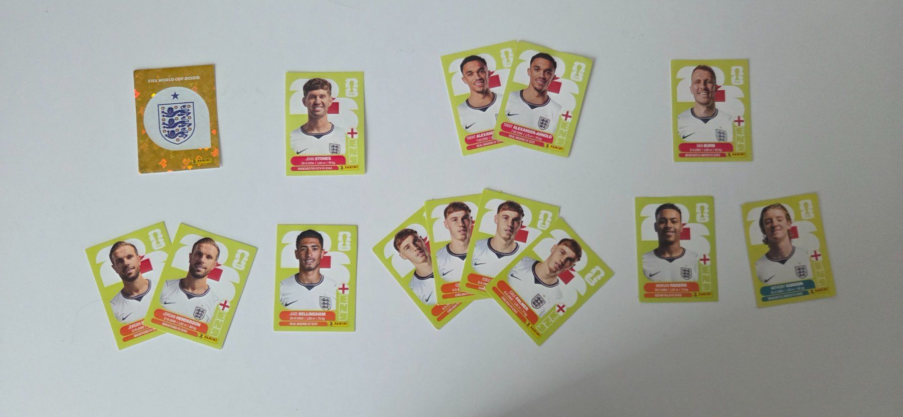 Panini Carte collezionabili: Sticker Panini WM 2026 ENG 14 Stk – Nuovo (secondo la descrizione) da Baar venduto da Honzik02