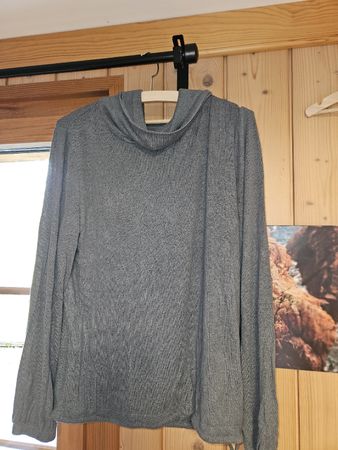 Chicorée Strickpullover Rollkragenpullover Grau, Gr. S