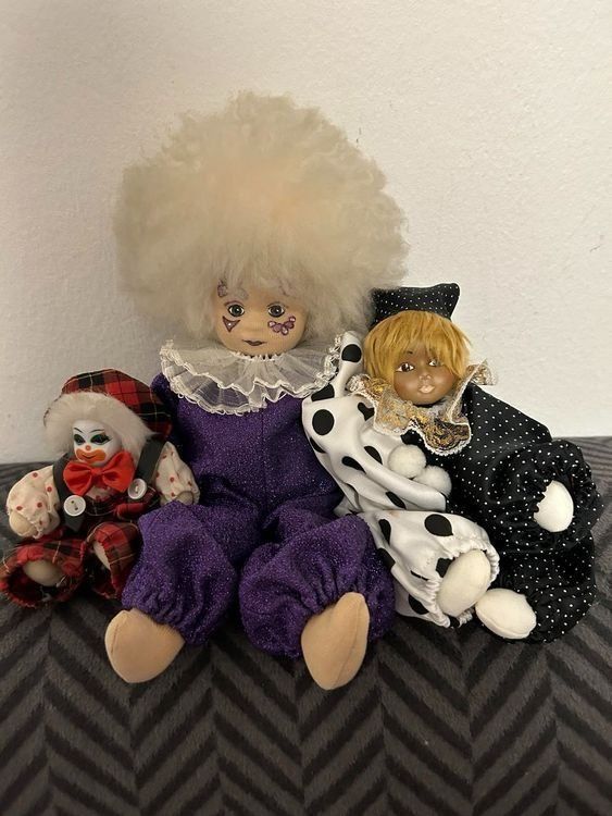 Poupées: 4 Vintage-Clownpuppen – D'occasion à Wil SG par Nvik 2