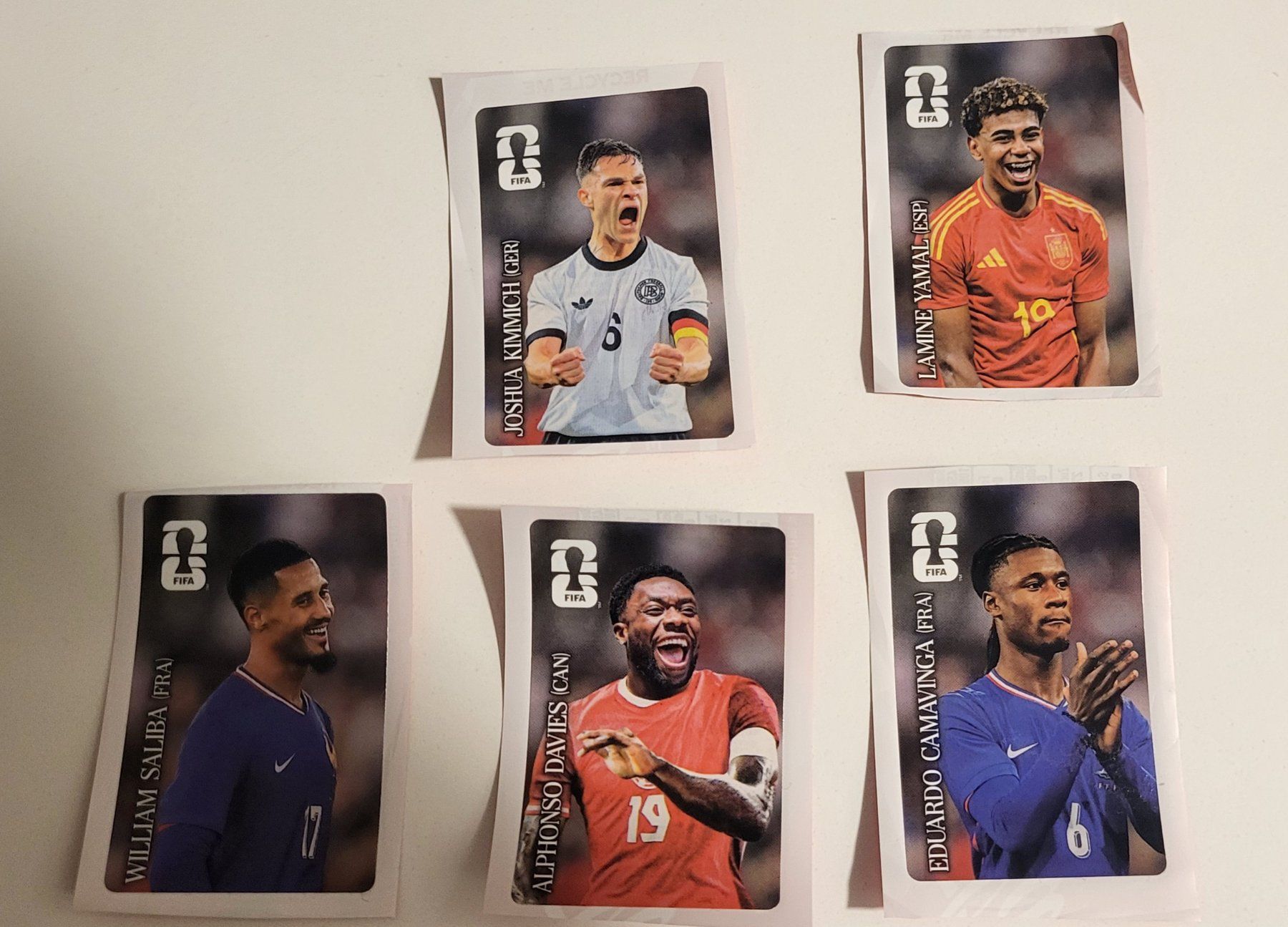 Panini Carte collezionabili: 5 Panini Bilder WC26 Coca-Cola – Usato da Stans venduto da myb_6lyw