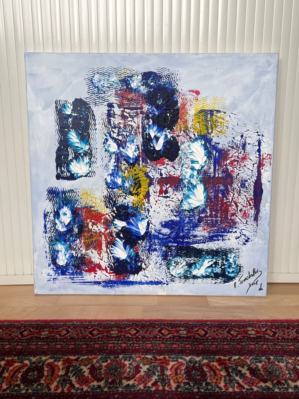 Dipinti: Gemälde 60x60 - Acryl auf Leinwand - Abstrakt – Usato da Embrach venduto da Rondamaro