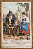 Trachtenpaar 1903, n. Luzern zur Uhrmacherfamilie Muff-Kost
