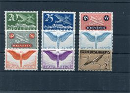 1933-7 Flugpostmarken Nr. 4-13z postfr.