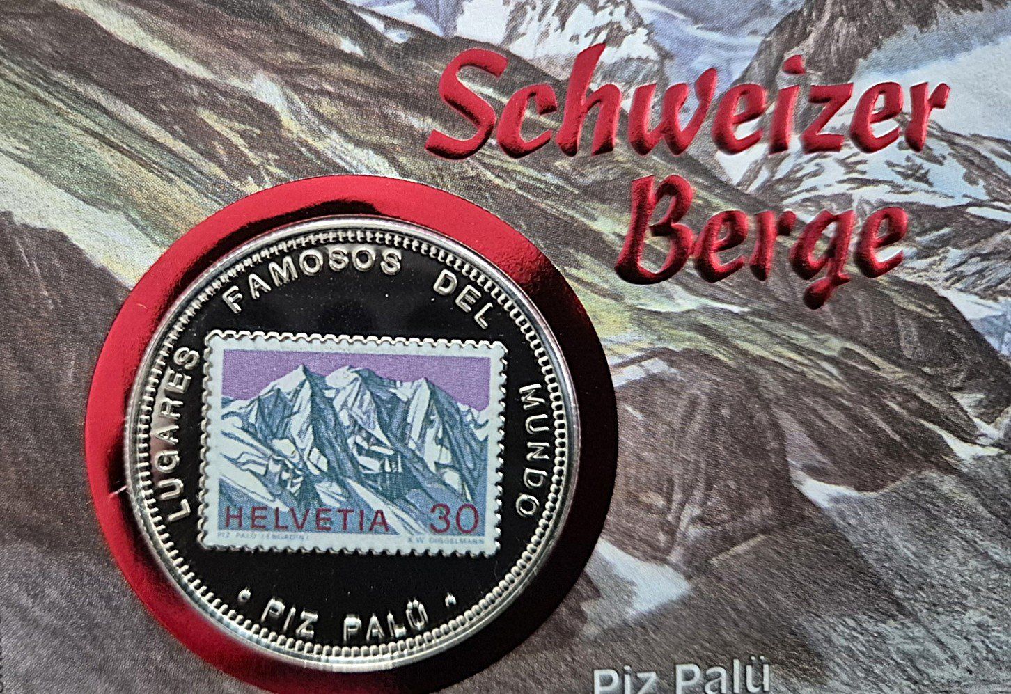 Alle Münzen: Sie bieten auf einen Münzbrief "Schweizer Berge, Piz Palü" – Neu (gemäss Beschreibung) aus St. Moritz von Guenteratch 3