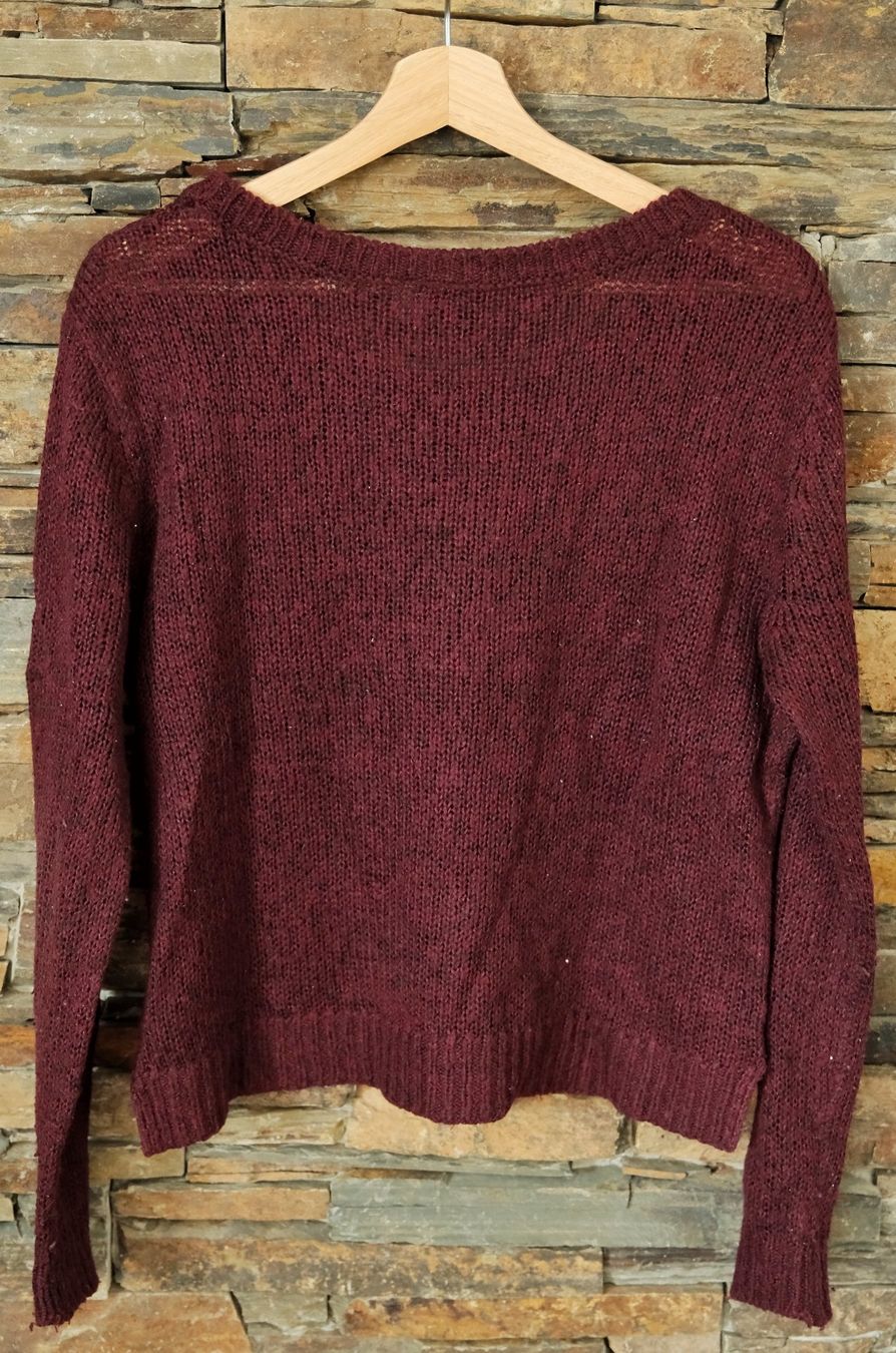 H&M Maglioni & Felpe: Pullover / Strickpullover H&M Gr. M bordeaux – Usato da Wohlen AG venduto da Exitburn 2