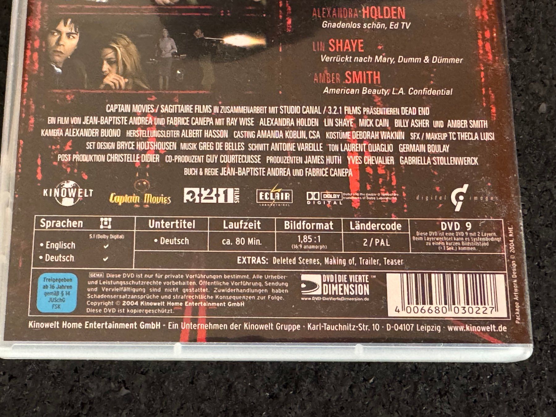 Tutti i DVDs: DEAD END DVD DE/EN  "Das dunkelste Stück Asphalt..... – Usato da Fribourg venduto da tschjoly 3