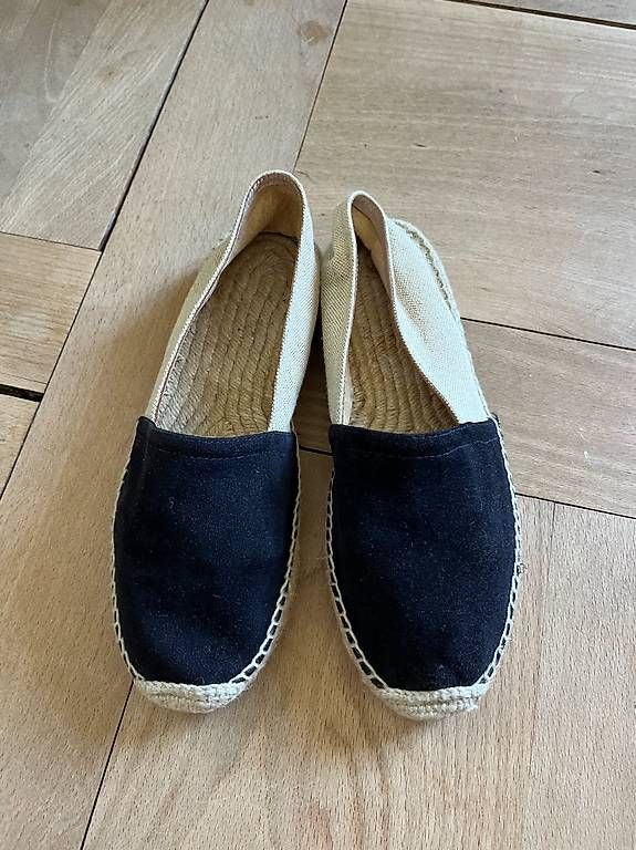 Scarpe da donna: Espadrilles Slipper Leder / Leinen Gr. 38 – Nuovo (secondo la descrizione) da Zürich venduto da its-love 1