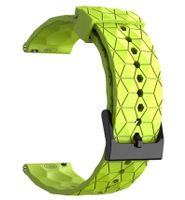 20mm Silikon Rubber Uhrenband gelb-Lime, Uhrenarmband