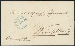TG Weinfelden - Fingerhutstempel - Brief