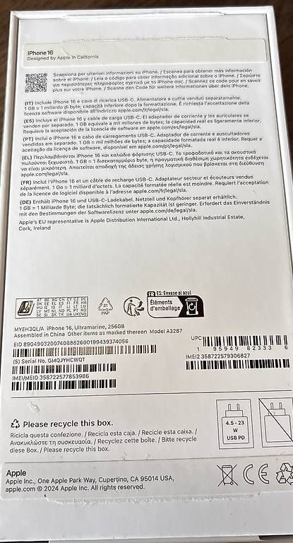Handys / Smartphones: Iphone 16 / 250GB – Gebraucht aus Stein AR von Pips69 3