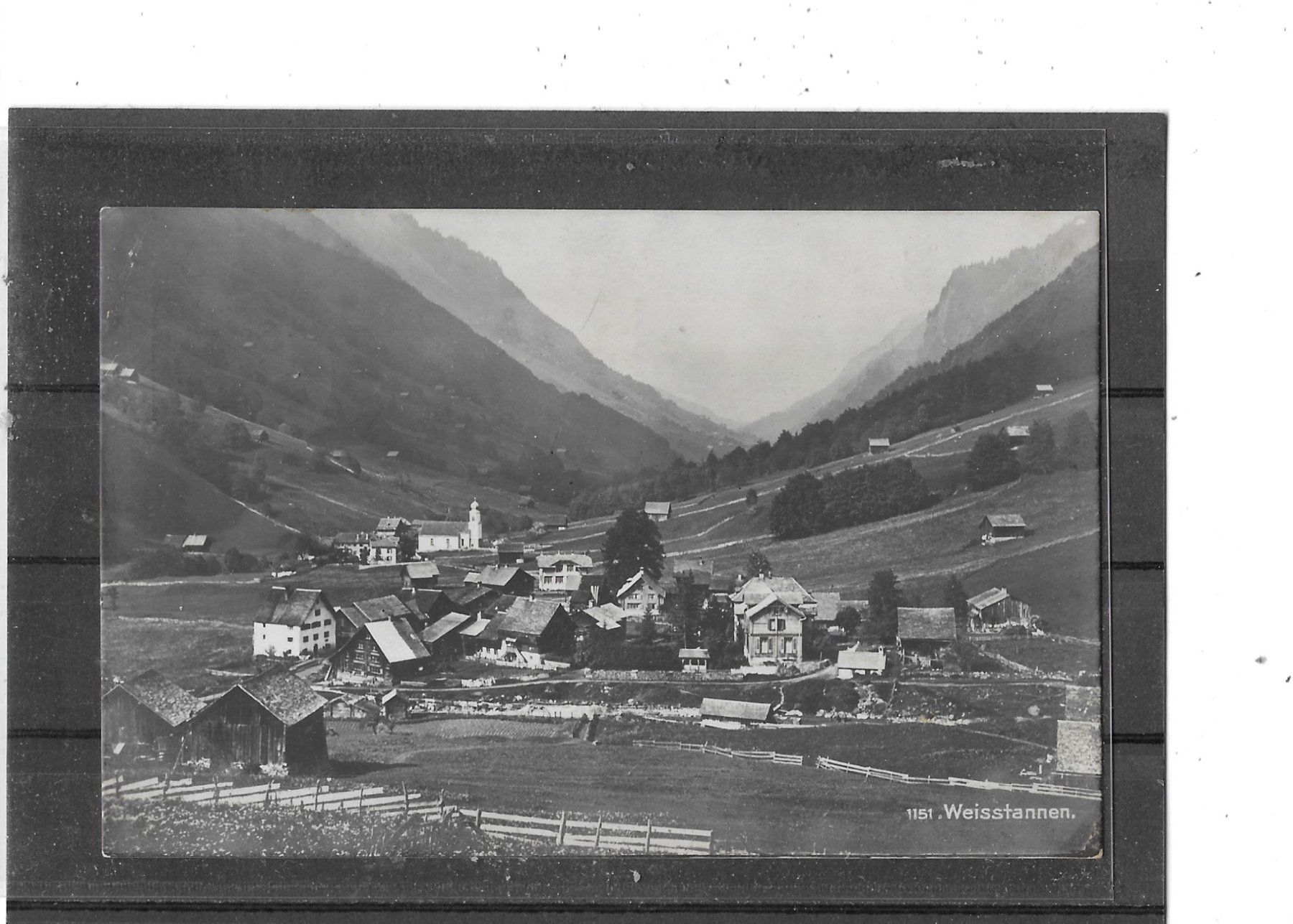 Ansichtskarten: SG Weisstannen 1920 – Gebraucht aus Schocherswil von Wilare