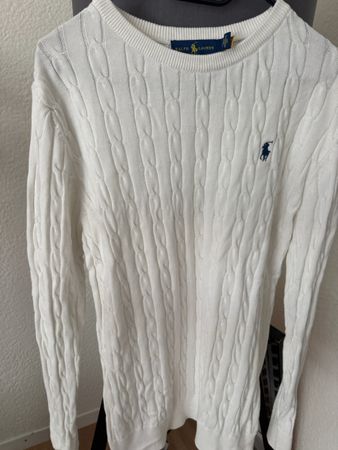 Ralph Lauren Pullover, weiss, Grösse L, wie neu !