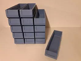 Lot mit Sichtlagerkasten Behälter Plastikboxen stapelbar