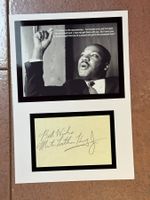 Originalautogramm von Martin Luther King 1960 mit COA