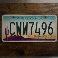 🇺🇸 U.S. Autoschild, Arizona CWW7496 - ORIGINAL