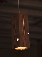 Lampe aus Altholz