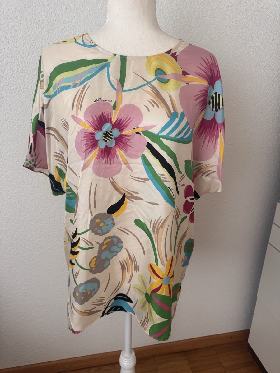 Gucci Camicette: Gucci 100% Seide Bluse Gr.46/XL – Nuovo e nell'imballaggio originale da Pfäffikon SZ venduto da EMMA0111