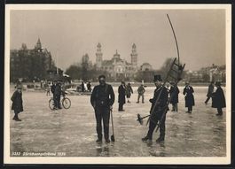 Zürich, Schornsteinfeger auf einem zuge