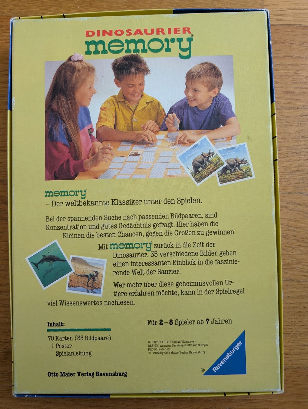 Ravensburger Giochi: Ravensburger Dinosaurier Memory Spiel vollständig – Usato da Wädenswil venduto da HummerZH 1