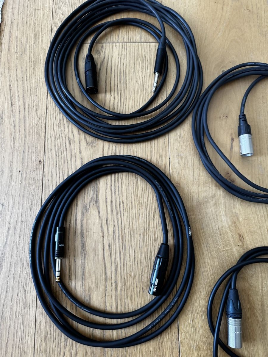 Cavi: Diverse XLR-M - TRS/TS Kabel – Usato da Zürich venduto da 1cut2 1