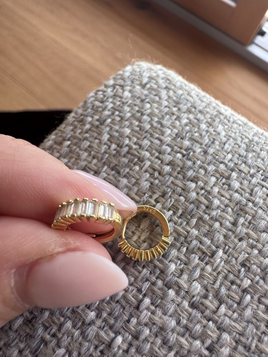 Orecchini pendenti & Orecchini a lobo: 925 Creolen vergoldet – Usato da Klosters venduto da jewelsy 1