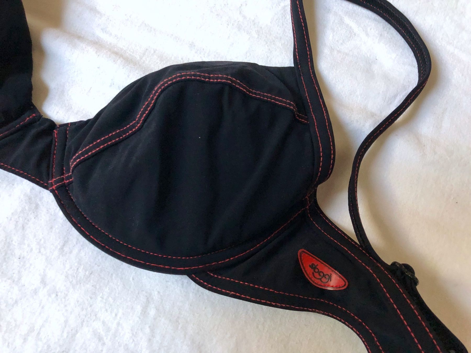 Sloggi Badekleider & Bikinis: Sloggi Bikini-Oberteil, schwarz/rot, Gr. 36 – Neu (gemäss Beschreibung) aus Basel von Solaia28 1