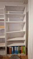 Vollholz Regal, weiss lasiert