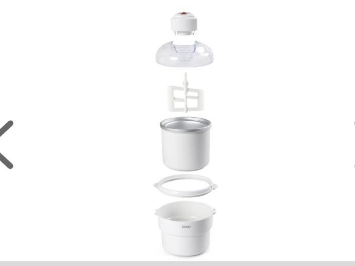 Elettrodomestici da cucina: DOMO Glacemaschine 1 l – Nuovo e nell'imballaggio originale da Zürich venduto da Simple23 1