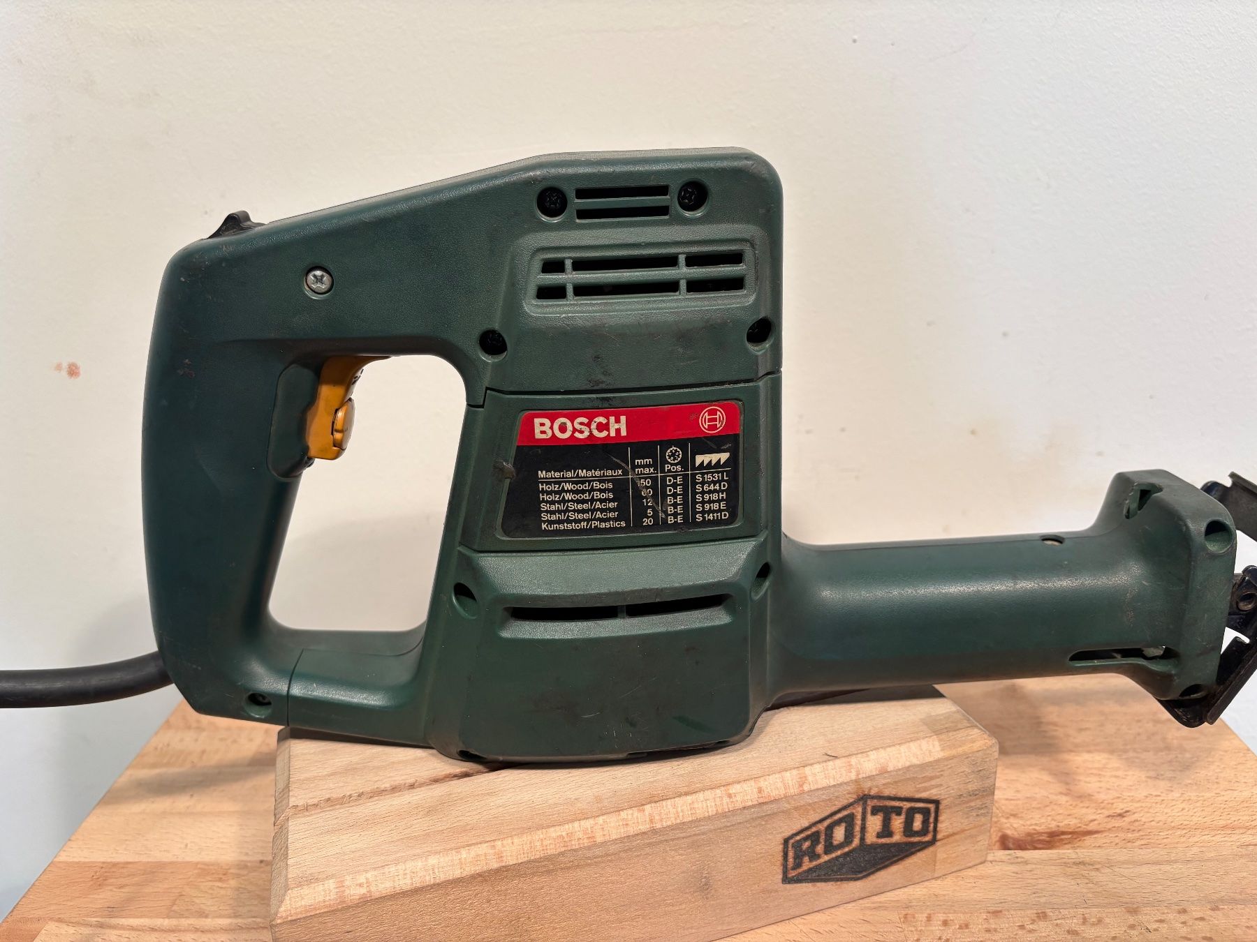 Bosch Seghe: BOSCH PFZ 550 E electronic Elektro-Fuchsschwanz – Usato da Winterthur venduto da ReUse_Baumarkt 3