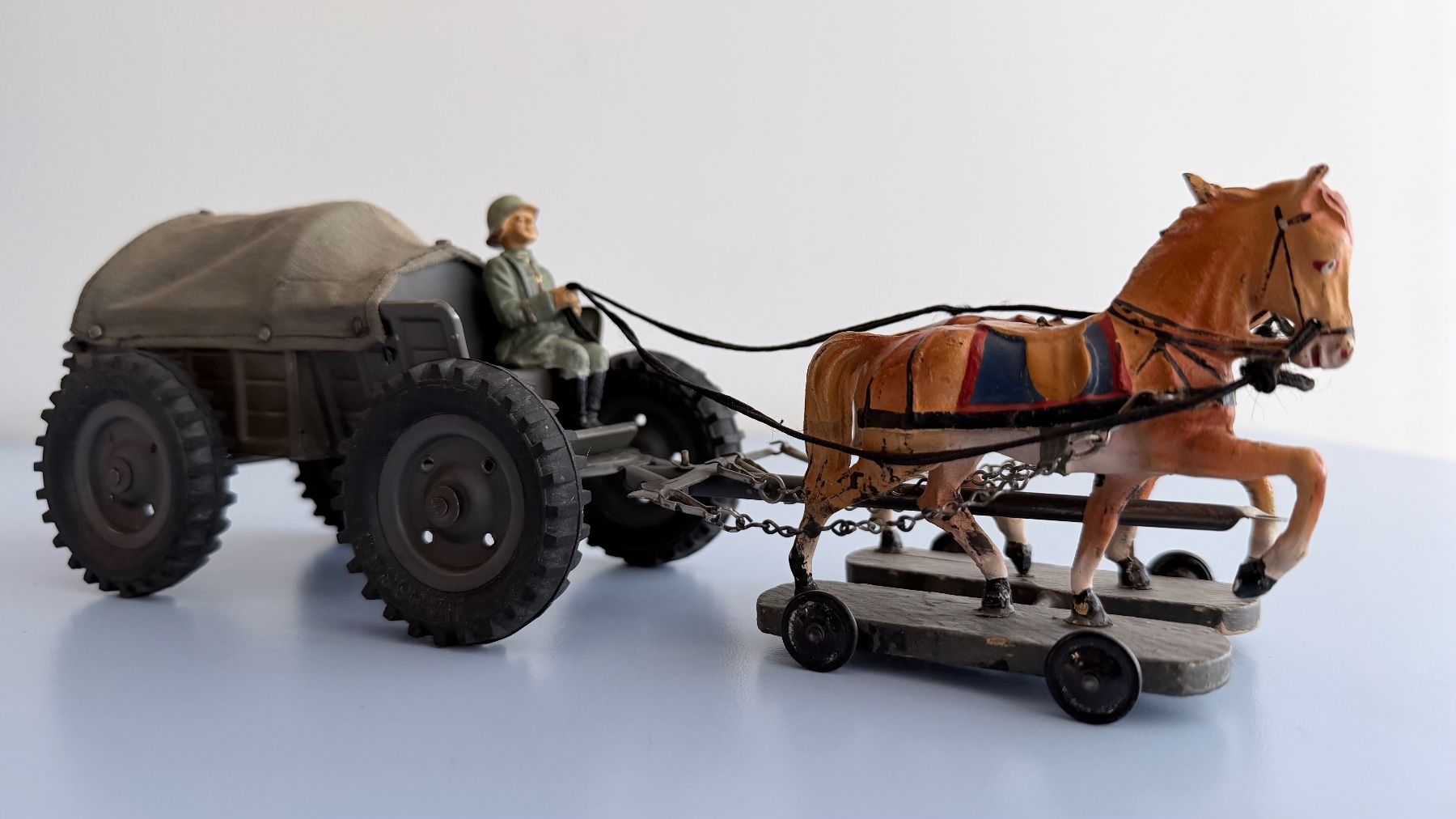 Elastolin Jouets: Äußerst Selten FELDWAGEN-HAUSSER – D'occasion à Savosa par Accipe_Oblatam 2