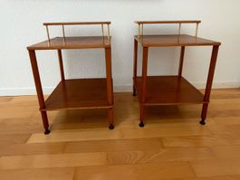 Beistelltische oder Nachttische aus den 1950er Jahren