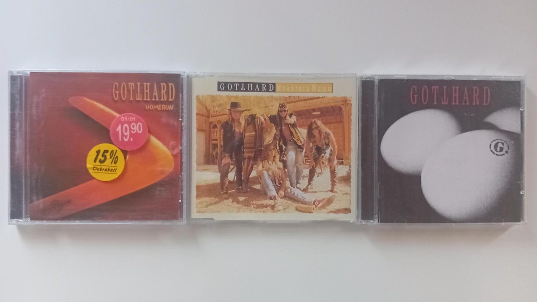 CD: Gotthard CD x3 HOMERUN, Mountain Mama, G – Usato da Salez venduto da Robe12