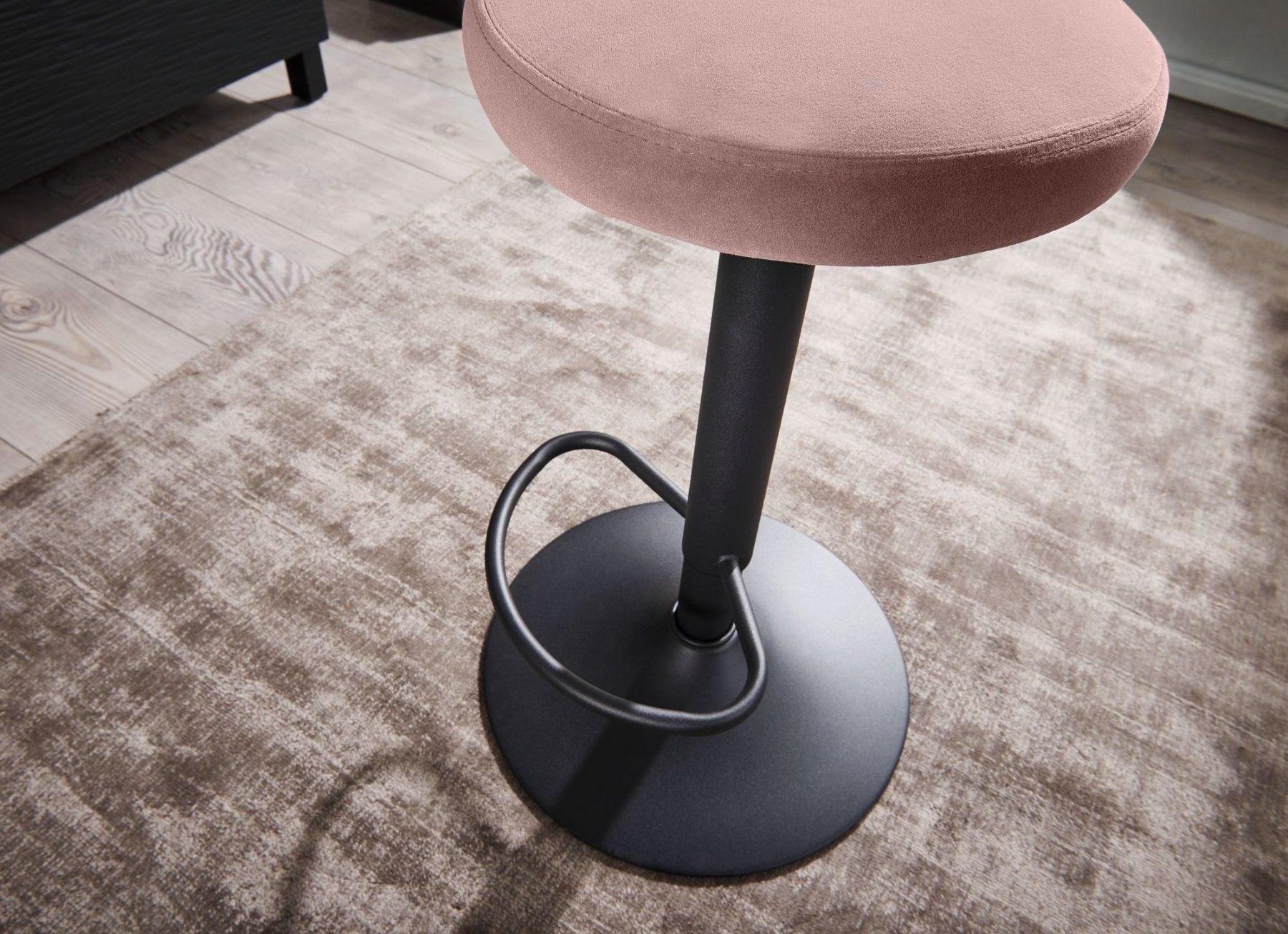 Hocker: BARHOCKER Modern Altrosa Samt NEU SOFORT – Neu und originalverpackt aus Sulgen von eytsh 3