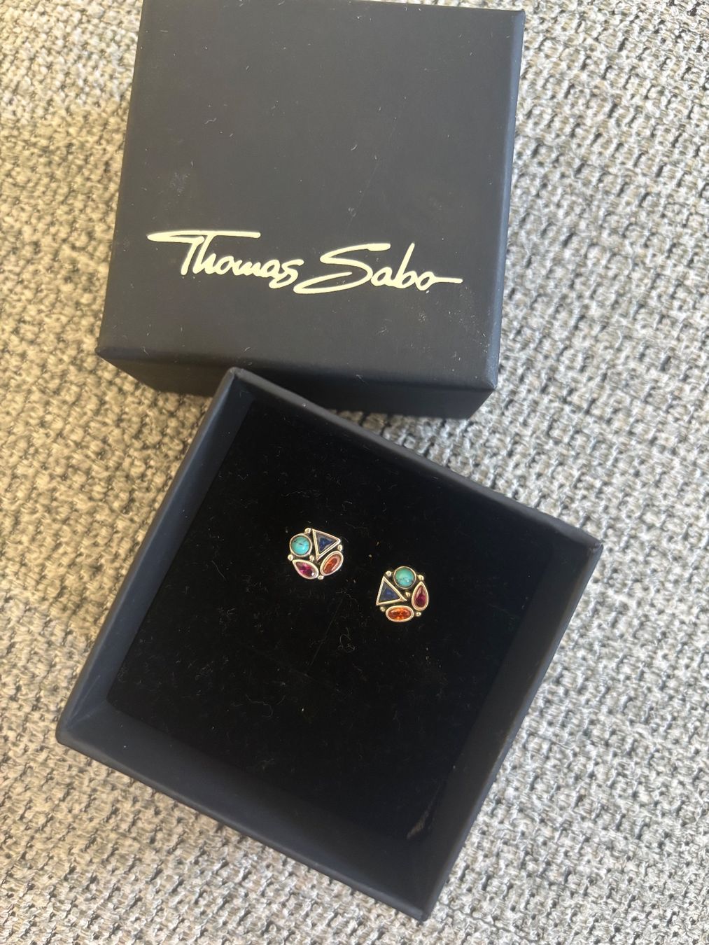 Thomas Sabo Ohrringe & -stecker: Thomas Sabo Sterling Silver Stud Earrings Multi-Stone – Gebraucht aus Basel von ret_jhl6 1