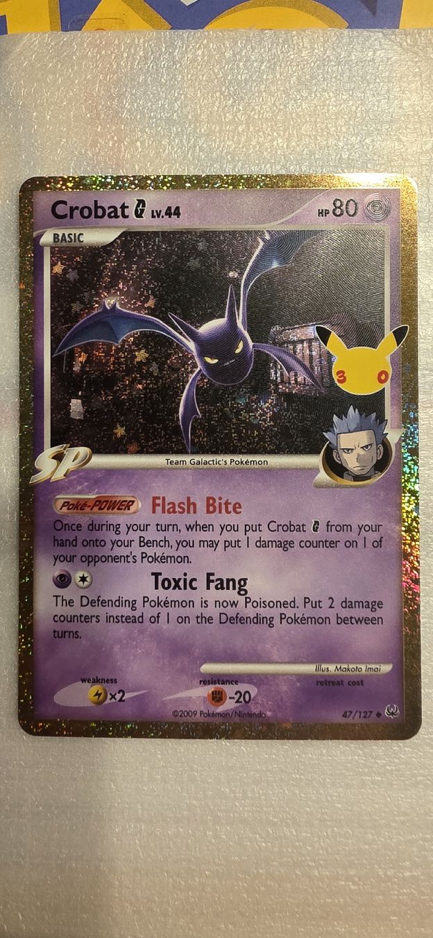 Pokémon Cartes à collectionner: Crobat 30th – D'occasion à Contone par Dexx86