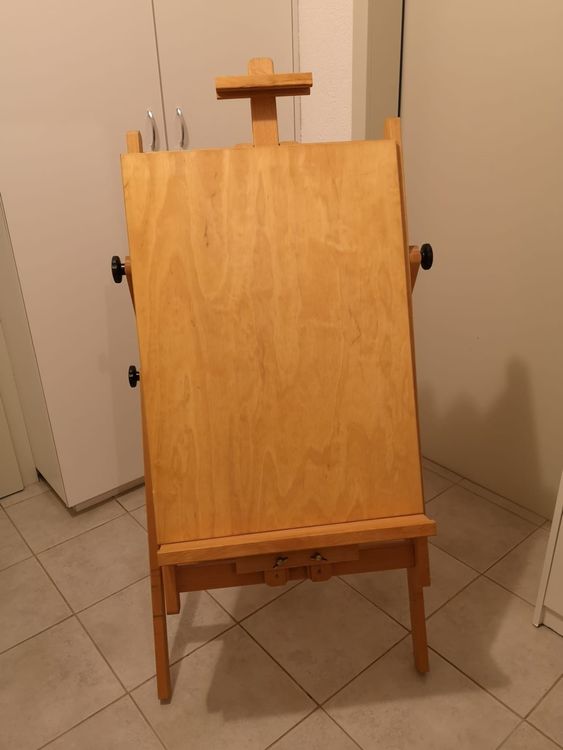 Wooden Easel for painting or displaying artwork / Staffelei Kaufen auf Ricardo