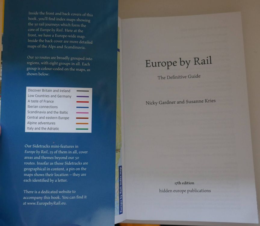 Buch - Reiseführer - Europe by Rail 5