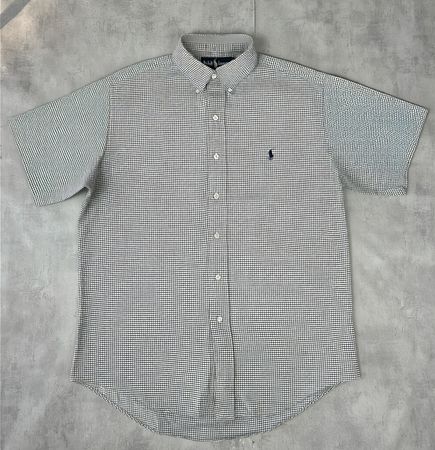 Chemise Ralph Lauren Yarmouth Blanc et gris à carreaux - M
