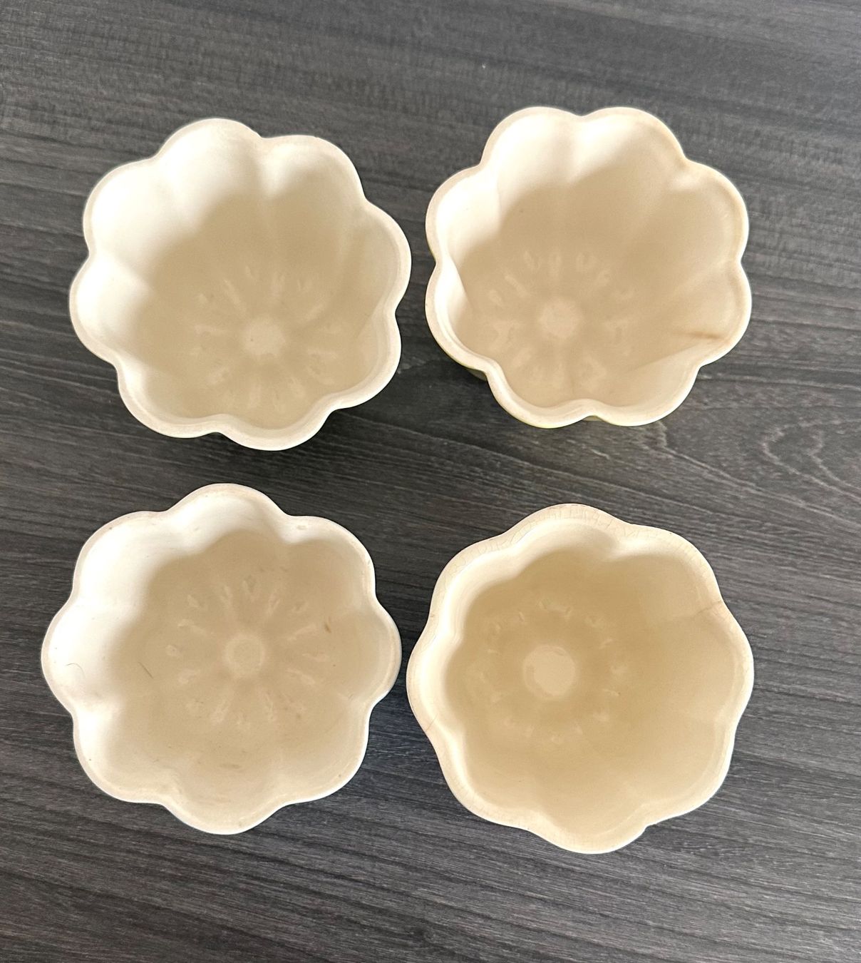 Rössler Teglie da forno: 4 Rössler Pudding Form div. Farben Ø 9 cm – Usato da Zürich venduto da brazerola 4