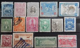 Amerika Länder Lot mit alten Werten X