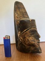 Kopf Skulptur Ton Figur Pharao Ra Deko ca. 21cm 1.58kg