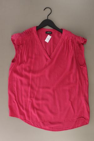 Taifun Kurzarmbluse Gr. 44 pink