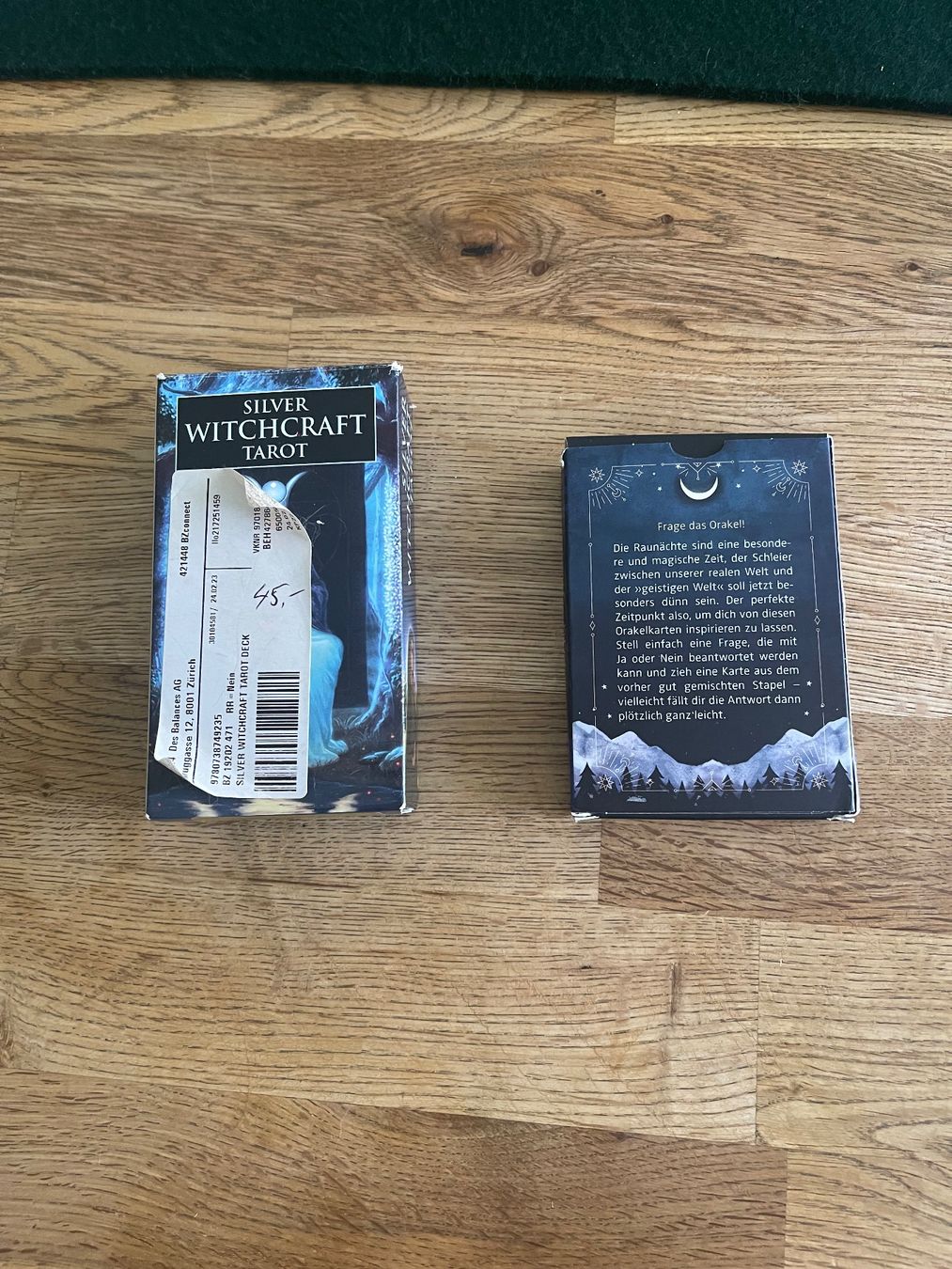 Karten: Tarotkarten Silver Witchcraft & Das Magische Orakel – Gebraucht aus Gattikon von Guegis66 1