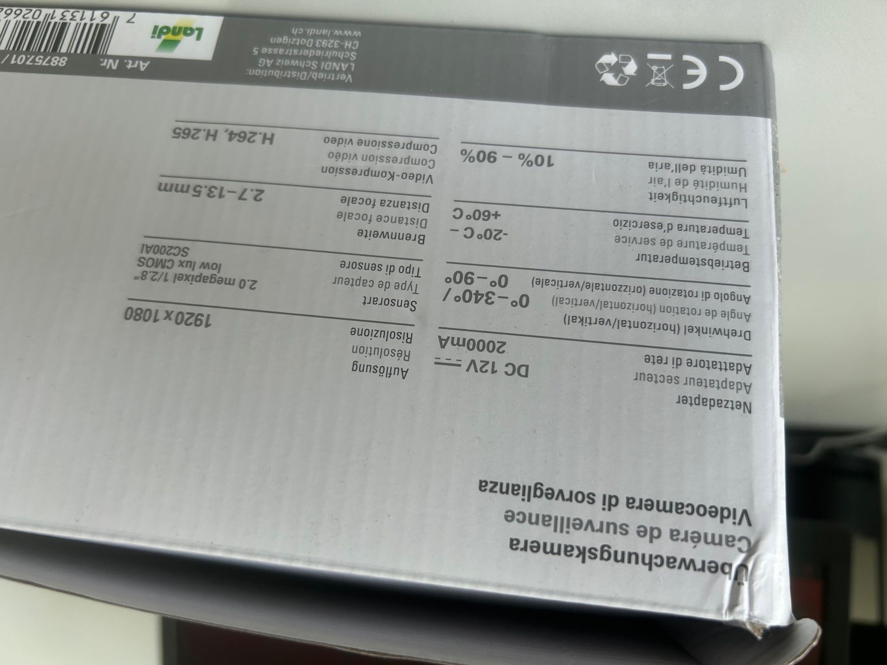 Videocamere: Ueberwachungskamera – Nuovo (secondo la descrizione) da Mörschwil venduto da kesselim 2