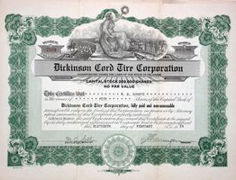 Dickinson Cord Tire Company - 1924