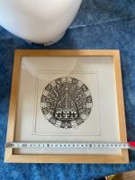 Scherenschnitt im Rahmen, Original, Handarbeit,Top!